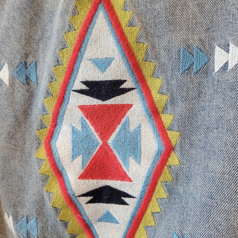 Embroidered Denim Jacket - Picture 15 of 16